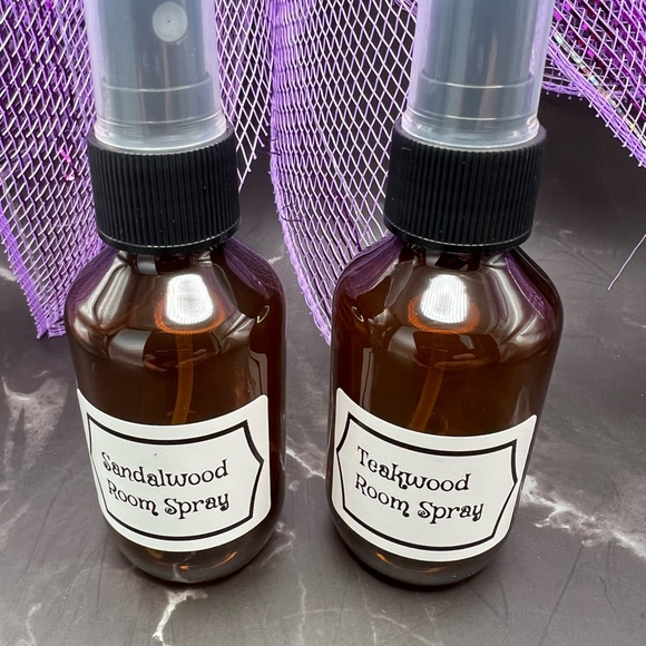 Hand Crafted Other - Sandalwood and Teakwood Room sprays